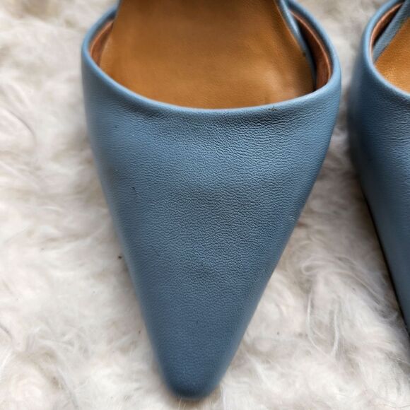 Jaggar the label blue slingback leather heels - Picture 7 of 12